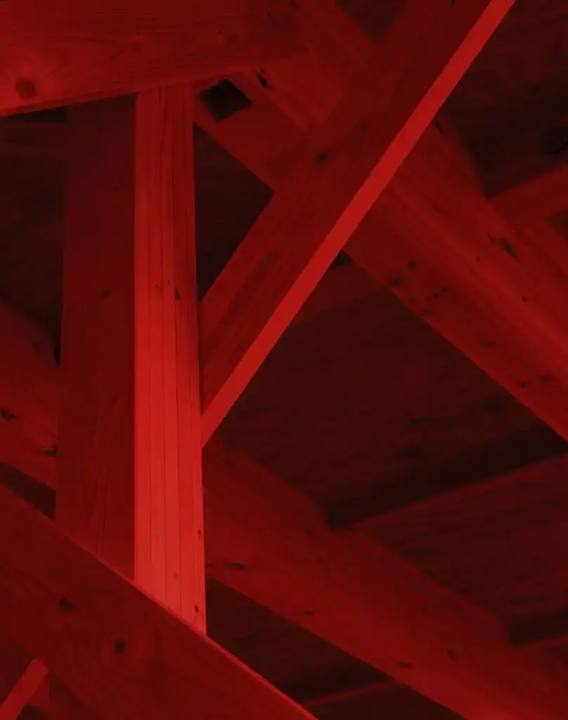 Detail of a framing joint